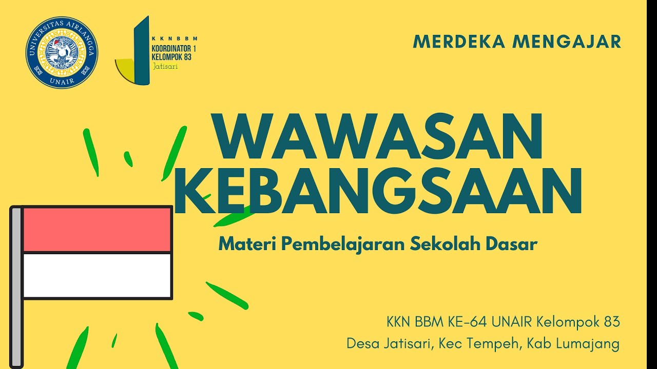 Materi Pembelajaran Wawasan Kebangsaan Untuk Siswa SD [Bidang ...