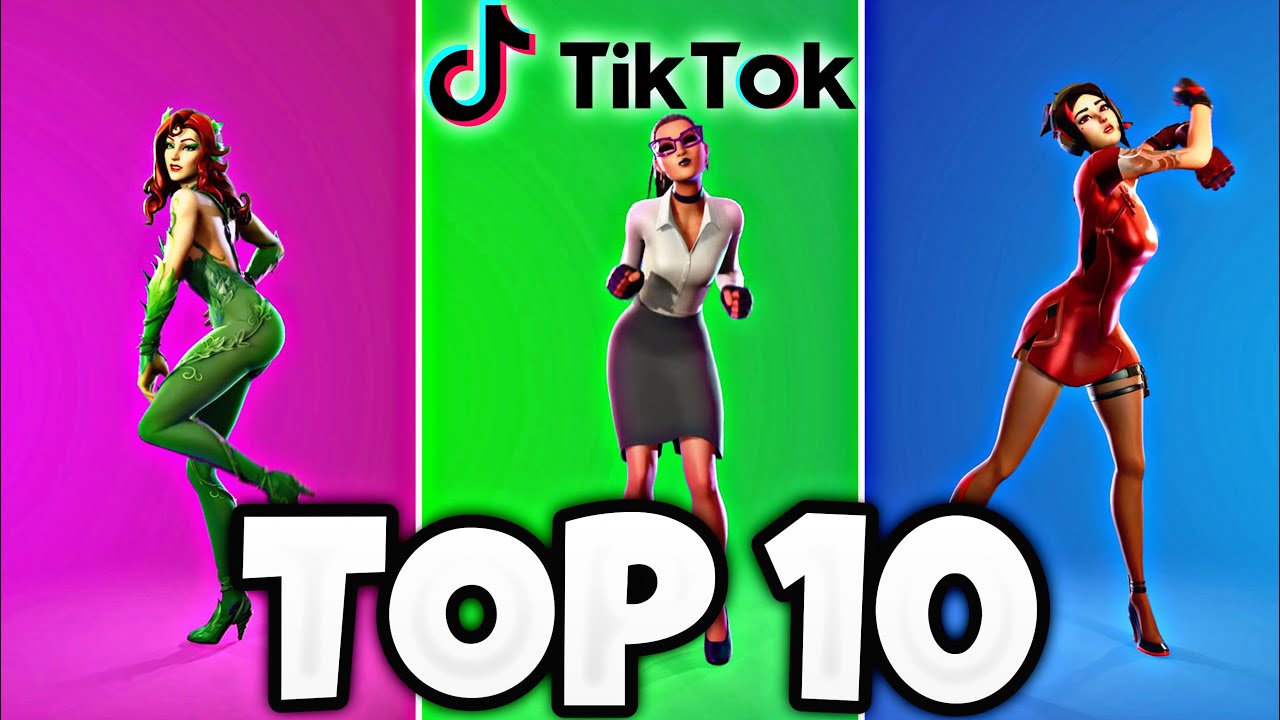 TOP 10 BAILES DE TIKTOK EN FORTNITE 2021 | 4K 60fps - Eldanber - YouTube