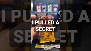 Opening One piece card game OP04 and pulling a SECRET #anime #short #onepiece #packopening