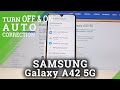 How to Use Auto Correction in SAMSUNG Galaxy A42 5G – Turn Off Auto Correction