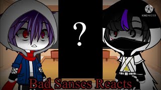 Bad Sanses Reacts To Scary TikTok Videos| Sans au| Gacha Club|