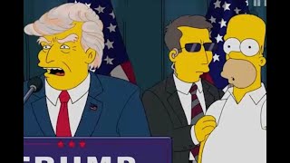 Los Simpson se burlan de Donald Trump