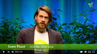 ECO16 Berlin: Sven Pluut We Share Solar