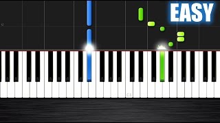 Silent Night - EASY Piano Tutorial by PlutaX - Synthesia