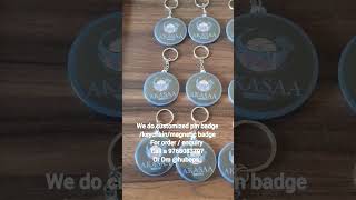 customized keychain badge