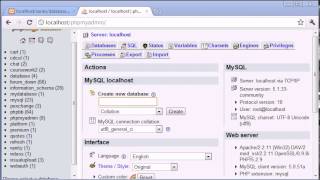 110 phpMyAdmin Part 1 PHP Tutorials