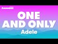 Adele - One and Only (Karaoke Version)