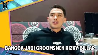 RICO VALT BANGGA DIPERCAYA MENJADI GROOMSMEN RIZKY BILLAR