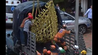 "Debemos acudir a otras evidencias": acabó extracción de partes de avioneta accidentada en Medellín