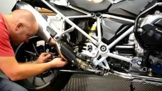 2014 BMW R1200GS - Fitting an Arrow end-can