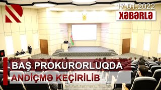 Baş Prokurorluqda andiçmə keçirilib - Gənc əməkdaşlar prokurorluq orqanlarında işə qəbul ediliblər