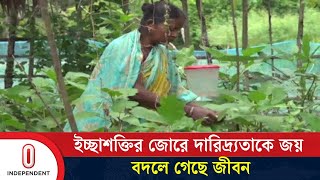 ইচ্ছাশক্তির জোরে দারিদ্র্যতাকে জয় , সংসারে ফিরেয়েছে স্বচ্ছলতা  | poverty | Independent TV