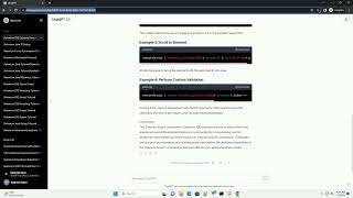 selenium ide execute script command