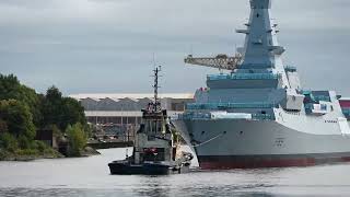 HMS Cardiff - Dumbarton Castle, Erskine Bridge, Braehead