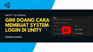 Membuat Sign Up Sistem Login Unity yang SEMPURNA untuk Pemula