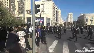 2.7.19 הפגנת הפלג הירושלמי בכניסה לירושלים