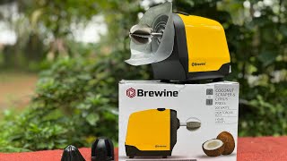 Brewine Coconut scraper unboxing - Brewine Coconut Scraper With Citrus Juice Press