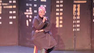 Dawn Thandeka King As MC At The Women’s comedy Show