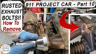 Several ways to remove RUSTED Exhaust Bolts!! - Porsche 911 3.2 Carrera Project #10