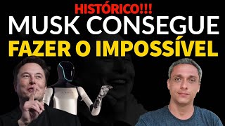 INCRÍVEL! ELON MUSK consegue fazer o impossível. O futuro é agora