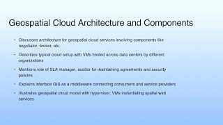 Medium Summary | Use Case-Geo-spatial Cloud