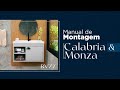 MONTAGEM - GABINETE BANHEIRO - CALABRIA/MONZA RIVERZZA