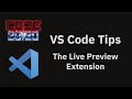 VS Code tips — Previewing HTML with the Live Preview extension