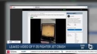 Leaked video of F-35 fighter jet crash