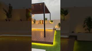 How do you cover an open terrace in rainy season