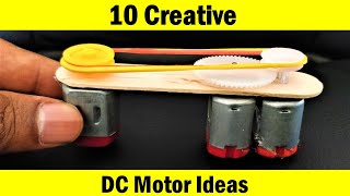 10 DC Motor Creative DIY Ideas - Compilation