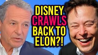 Disney CRAWLS Back to X Advertising After Musk Told Bob Iger \