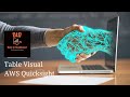 Table Visual in Quicksight