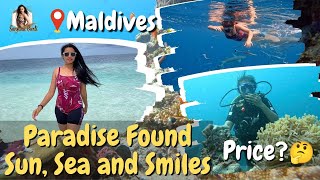 Crystal Clear Water and White Sandy Beaches😎🏖️ | Maldives Paradise | Sanjana Burli