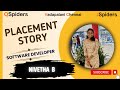 Success story of Ms.Nivetha B as a software Engineer  Qspiders vadapalani Chennai