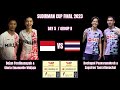 Puavaranukroh Taerattnachai 🇹🇭 vs 🇮🇩 Ferdinansyah,Gloria - Sudirman Cup Finals 2023