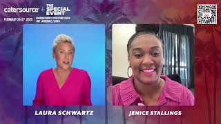 Laura Schwartz previews the Catersource + The Special Event Show 2025 with Jenice Stallings