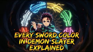 Ultimate Guide to Every Nichirin Sword Color - Demon Slayer Manga