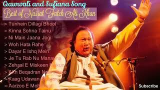 Best of Nusrat Fateh Ali Khan -Top 10 Qawwali \u0026 Sufi Song | Best Arifana Kalam Nusrat Fateh Ali Khan