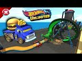 Hot Wheels Unlimited Update !! Buns Of Steel Race in The Triple Gator Loop Track Piece !! Unleashed