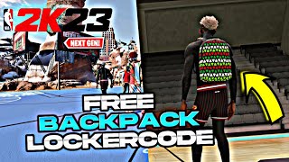 FREE BACKPACK LOCKER CODE IN NBA 2K23 NEXT GEN 🎒🔥
