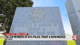 Fallen members of NYS Police Troop A remembered