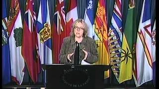 Elizabeth May: Budget 2012 Press Conference