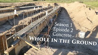 Laying the Foundation on our EARTHSHIP - Whole in the Ground Season 1 Episode 2