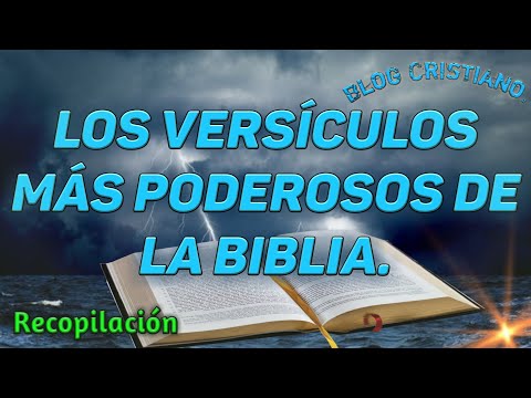 Los Versículos Mas Poderosos De La Biblia. - YouTube