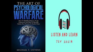 The Art of Psychological Warfare By Michael T. Stevens Full (Audiobook)