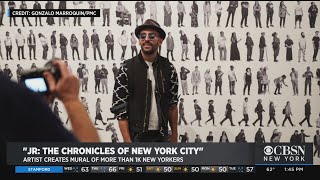 Artist JR Creates Mural Of More Than 1,000 New Yorkers