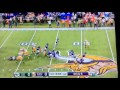 vikings punter gets popped