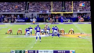 Vikings Punter Gets Popped