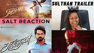 Sulthan - Official Trailer Reaction | Karthi, Rashmika |  Bakkiyaraj Kannan | SaltReaction | Salt |