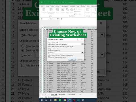 Tablas dinámicas en Excel‼️ #excel